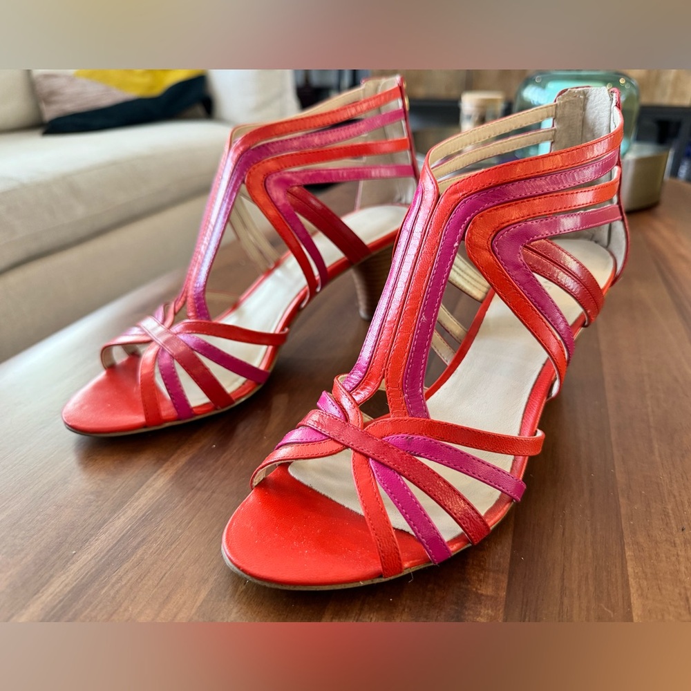 Nine West Freesia Heeled Cage Sandals